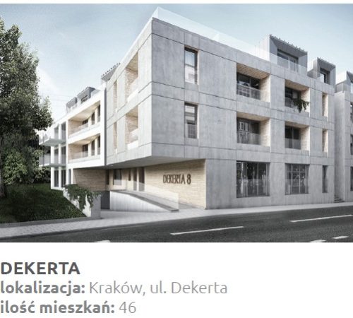 Dekerta 8, Kraków