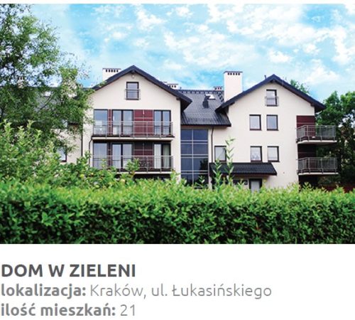 Dom w Zieleni, Łukasińskiego 16, Kraków